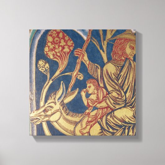 一つのパネルの詳細のベルダナーの縁ど祭壇 キャンバスプリント (正面)