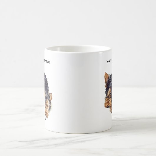 一つのヨークシャーテリアより良い物は？二つのヨークシャーテリア! コーヒーマグカップ (中央)