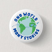 一つの世界の多くの物語 缶バッジ (正面)