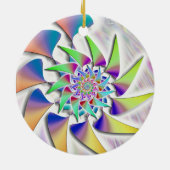 一つの世界。海岸線マップオーナメント セラミックオーナメント (裏面)