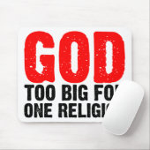 一つの宗教では大きすぎる神 マウスパッド (マウス)