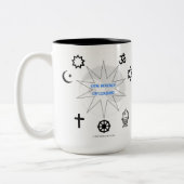 一つの情報源 ツートーンマグカップ (左)