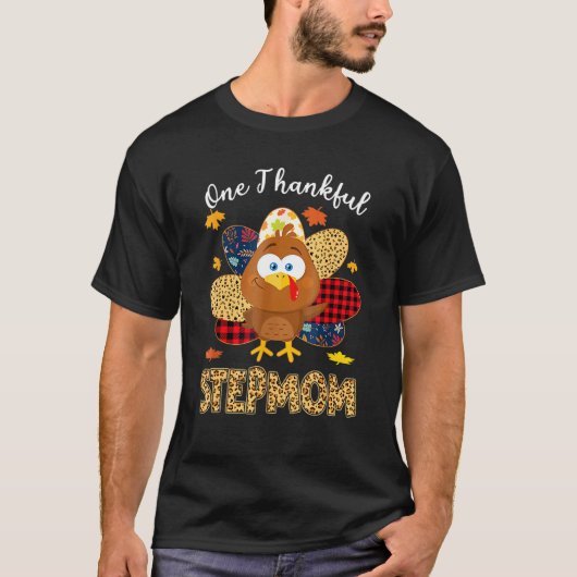 一つの感謝のステップマターキーleopart感謝祭 tシャツ (正面)