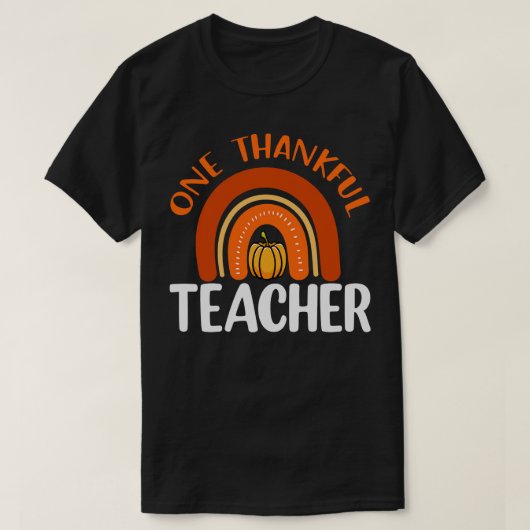 一つの感謝の先生 Tシャツ (デザイン正面)