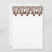 一つの最初のおもしろいになるのが一番誕生日 招待状 (裏面)