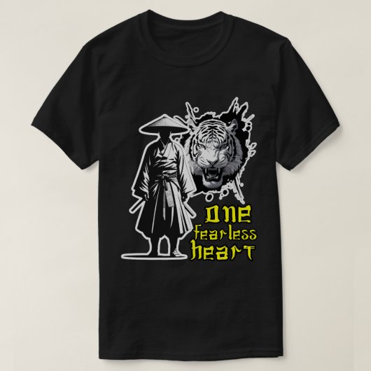 一つの無畏な心 Tシャツ (デザイン正面)