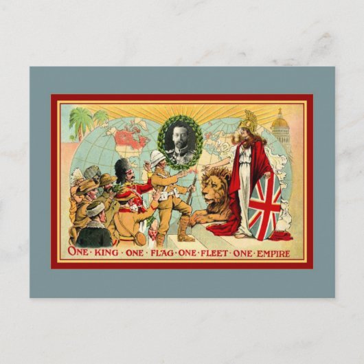 一つの王、一つの旗、一つの艦隊、一つの帝国 ポストカード (正面)