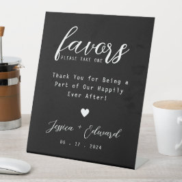 一つの白黒シンプルを取りモダンエレガントて 台座サイン