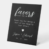 一つの白黒シンプルを取りモダンエレガントて 台座サイン (正面)