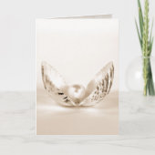 一つの真珠が貝殻に カード (正面)