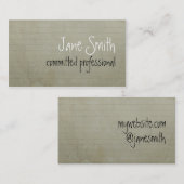 一つの紙 名刺 (正面/裏面)