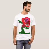 一つの花、四つの顔 - 団結のダンス Tシャツ (正面フル)