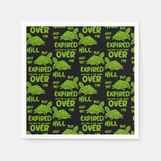 一つの足 スタンダードカクテルナプキン (正面)