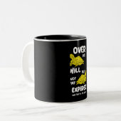 一つの足 ツートーンマグカップ (正面左)