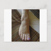 一つの足 ポストカード (正面)