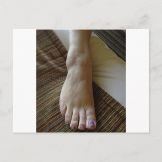 一つの足 ポストカード (正面)