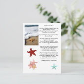 一つの違いは、ヒトデの話。 ポストカード (スタンド正面)