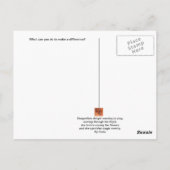 一つの違いは、ヒトデの話。 ポストカード (裏面)