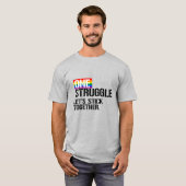 一つの闘争 団結しよう Tシャツ (正面フル)