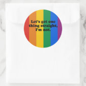 一つはっきりさせよう。私は違う。 ラウンドシール (バッグ)