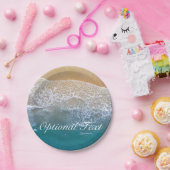 一つはビーチ ペーパープレート (パーティー)