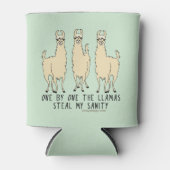 一つ一つラマが私の正気を奪おもしろいう 缶クーラー (正面)