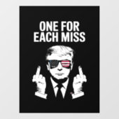 一つ一つ割恋しく思る ウィンドウサイン (シート)