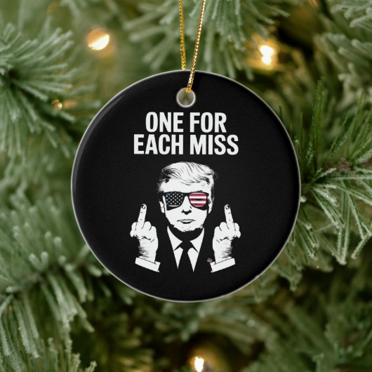 一つ一つ割恋しく思る セラミックオーナメント (ツリー)