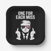 一つ一つ割恋しく思る ペーパープレート (正面)