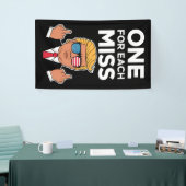 一つ一つ割恋しく思る 横断幕 (トレードショー)