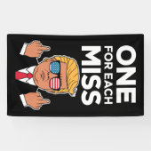 一つ一つ割恋しく思る 横断幕 (横)