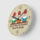 一つ一つ格言 ラウンド壁時計 (傾斜)