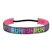 一つ上のバン走走ドを走作る アスレチックヘッドバンド (正面)