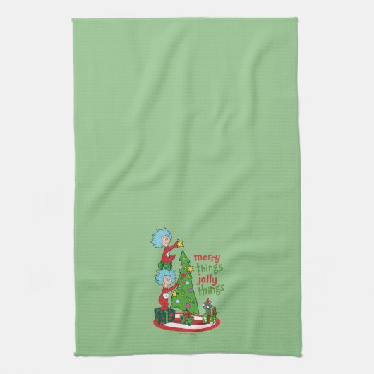 一つ二つメリーのすてきこと キッチンタオル (縦)