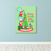 一つ二つメリーのすてきこと キャンバスプリント (インサイチュ (ウッドフロア))