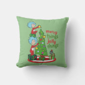 一つ二つメリーのすてきこと クッション (正面)