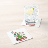 一つ二つメリーのすてきこと スクエアペーパーコースター (インサイチュ)