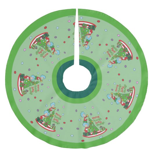 一つ二つメリーのすてきこと ブラッシュドポリエステルツリースカート (正面)