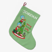 一つ二つメリーのすてきこと ラージクリスマスストッキング (正面 (吊り時))