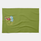 一つ二つ幸せなこと与えだ! キッチンタオル (横)