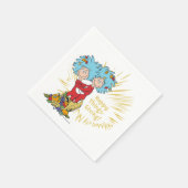 一つ二つ幸せなこと与えだ！ スタンダードカクテルナプキン (角)