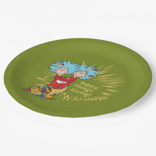 一つ二つ幸せなこと与えだ！ ペーパープレート (アングル)