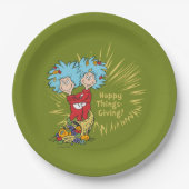 一つ二つ幸せなこと与えだ！ ペーパープレート (正面)