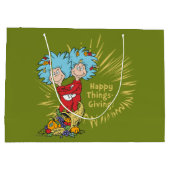 一つ二つ幸せなこと与えだ！ ラージペーパーバッグ (裏面)