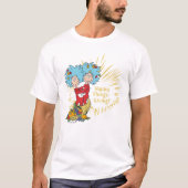 一つ二つ幸せなこと与えだ! Tシャツ (正面)