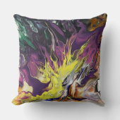 一つ優れた抽象芸術芸術的装飾用クッション クッション (正面)