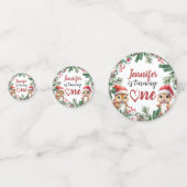 一つ回っている |リスのクリスマス1回目の誕生日 コンフェッティ (正面)