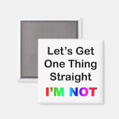 一つ真っ直ぐに…俺は違う マグネット (正面/裏面)