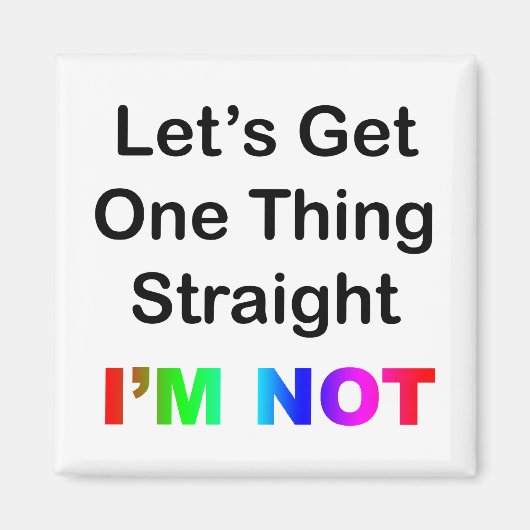 一つ真っ直ぐに…俺は違う マグネット (正面)