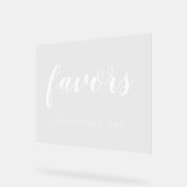 一つ結婚式の引き出物 アクリルサイン (傾斜)